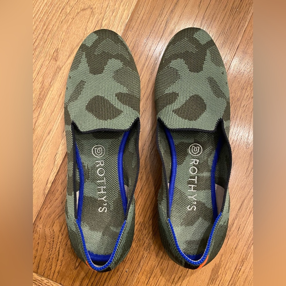 Rothy’s | The Classic Loafer (Olive Green Camo)